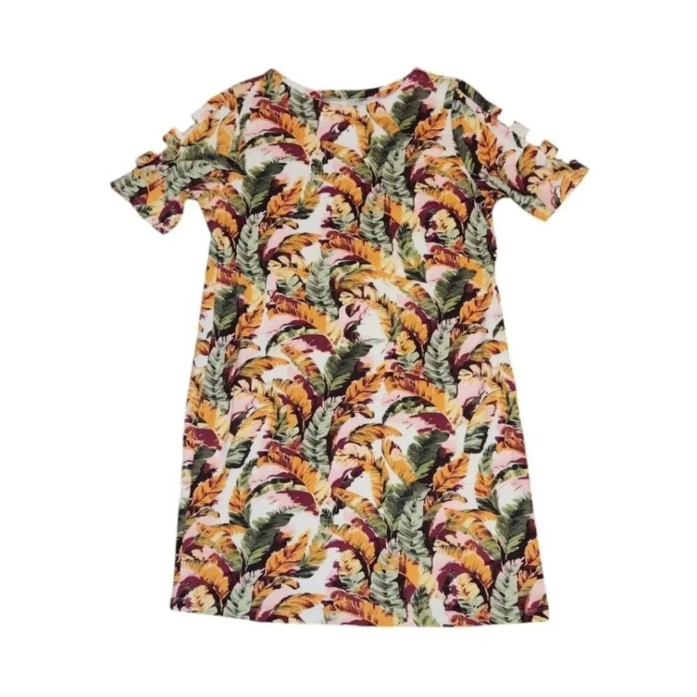 Vintage 70s Floral Print Dress